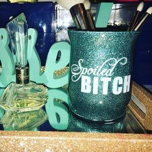 Spoiled B@&$ Makeup Brush Holder